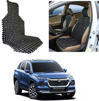 Oshotto Wooden Bead Seating Pad For  Maruti Suzuki Grand Vitara(Front Seats Black)
