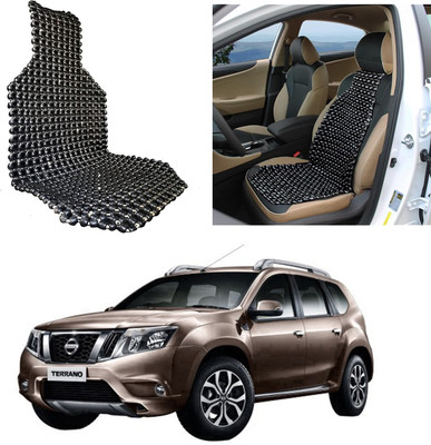 Oshotto Wooden Bead Seating Pad For  Nissan Terrano(Front Seats Black)