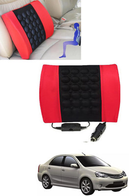 HANSHIKA ENTERPRISES Cushion Seating Pad For  Toyota Etios Liva(Car, Home, Office Red, Black)