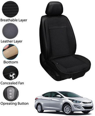 AYW Leather Seating Pad For  HYUNDAI Elantra(Front Seat Black)