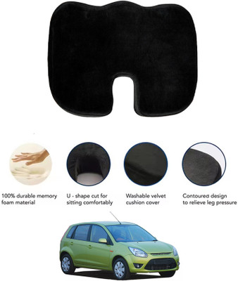 MATIES Cushion Seating Pad For  Ford Figo(All Vehicle, Wheel Chair, Office, Travel, Home, Study Table Black)