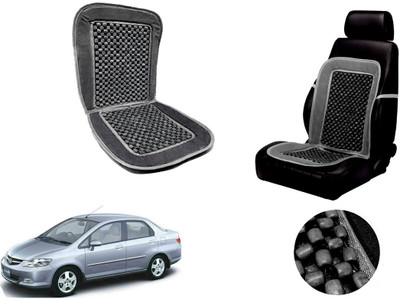 AUTO PEARL Polyester, Cotton Seating Pad For  Honda New City(Front Seats Grey)