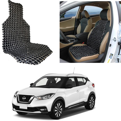 Oshotto Wooden Bead Seating Pad For  Nissan Kicks XE 1.5 D(Front Seats Black)