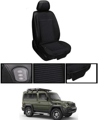 MSNP Leather Seating Pad For  Maruti Grand Vitara(Front seats, Black Seat Black)