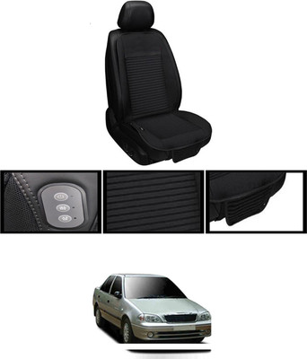 RKPSP Leather Seating Pad For  Maruti Suzuki Esteem(Front, Back Black)