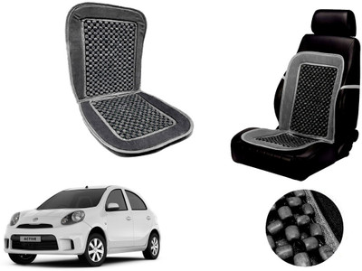 AUTO PEARL Polyester, Cotton Seating Pad For  Nissan Micra Active(Front Seats Grey)