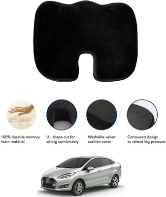 MATIES Cushion Seating Pad For  Ford Fiesta(All Vehicle, Wheel Chair, Office, Travel, Home, Study Table Black)