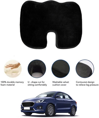 MATIES Cushion Seating Pad For  Maruti Suzuki Swift Dzire(All Vehicle, Wheel Chair, Office, Travel, Home, Study Table Black)