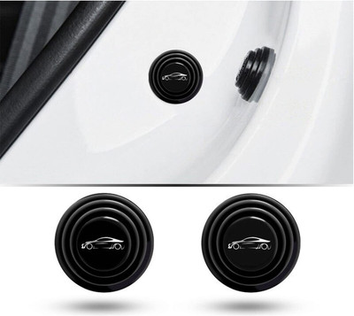 dhruv hub (Black) 8 Pcs Universal Car Door Shock Absorber Compatible with Panda Shock Absorber(Car)