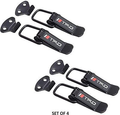 AUTO MT 4PC/Set TRD Metal Bumper Clip Car Big Boot Bonnet Side Fasteners Catch Clips Turbo Charger