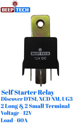 BEEPTECH Self Starter Relay Discover DTSI I XCD NM I UG3 4Pin With Clamp Vehicle Starter Motor