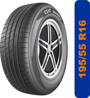 CEAT SECURADRIVE TL 87V 4 Wheeler Tyre(195/55R16, Tube Less)