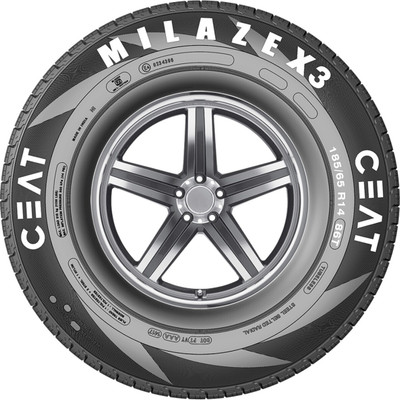 CEAT Milaze X3 TL 4 Wheeler Tyre(185/65 R14 86T, Tube Less)