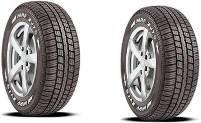 MRF ZVTS X1 155/70 R13 75T ( SET OF 2) TUBELESS ( NEW MODEL) 4 Wheeler Tyre(155/70 R13 75T, Tube Less)