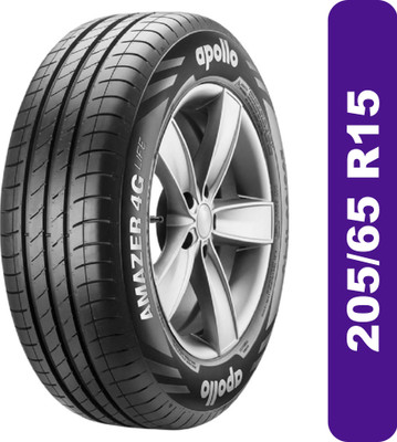 Apollo 205/65 R15 94T AMAZER 4G LIFE TL 4 Wheeler Tyre(205/65R15, Tube Less)
