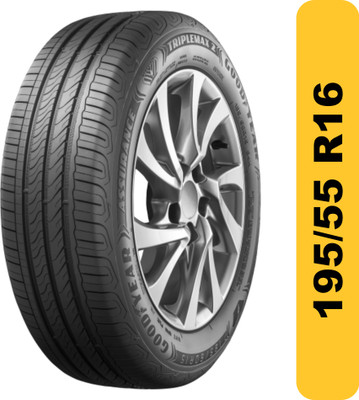 GOOD YEAR 87H ASSURANCE TRIPLEMAX 2 4 Wheeler Tyre(195/55R16, Tube Less)