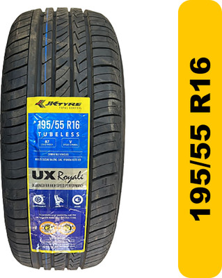 JK TYRE 195/55 R16 4 Wheeler Tyre(Large, Tube Less)