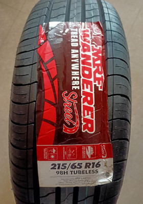 MRF 215/65R16 98H WANDERER STREET TUBELESS CAR TYRE 4 Wheeler Tyre(215/65R16 98H WANDERER STREET TL, Tube Less)