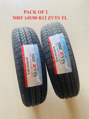 MRF ZVTS 4 Wheeler Tyre(145/80 R12 74T, Tube Less)