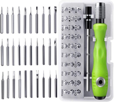 Bletilla 32 In 1 For Tool Kit With Flexible Extension Bar & Organizer Case For Multiuse Combination Screwdriver Set(Pack of 1)