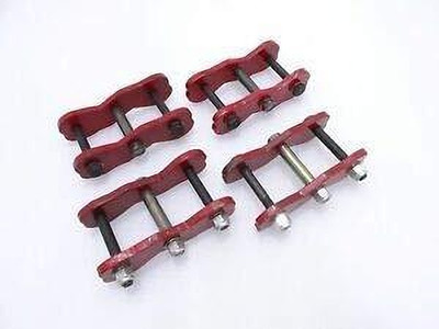 Auto MT 4PC RED, BLACK Gypsy 2 Inch Dog Bone Shackle Kit Maruti Gypsy Car Flywheel