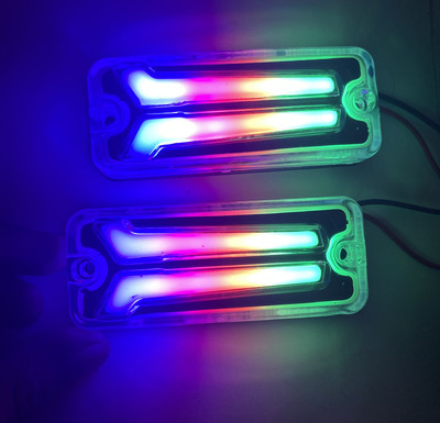 Auto MT 2PC RAINBOW HOCKEY Led Side Indicators Maruti Suzuki Gypsy Modified Indicator Light Car LED (12 V, 12 W)(Universal For Car, Pack of 1)