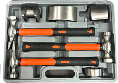 ADAWAT Denting Kit Auto Body Fender Repair Hammer and Dolly Set Vehicle Tool Kit