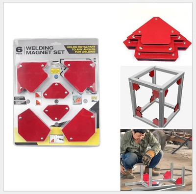 FLAMINGO ENTERPRISE Corner Clamp(6 Pieses Magnetic Welding Positioner cm)