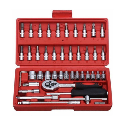PAGHADI 46 in 1 Pcs Tool Kit Vehicle Tool Kit