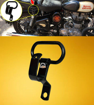 AUTOMOLD Universal Bike Pillion Hook/Holder/Carry Bag Holder for All Bikes (M1) Front Mount Towing Hook