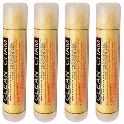 VACULACE Chamois Leather Vehicle Washing  Cloth(Pack Of 4)