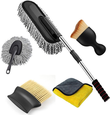 Rexmon Microfiber Vehicle Washing  Duster(Pack Of 5, 300 GSM)