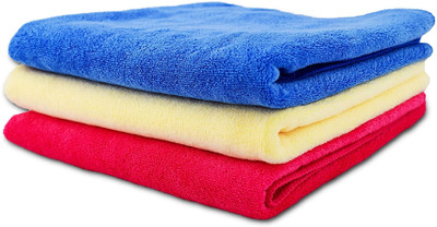Auto Hub Microfiber Vehicle Washing  Cloth(Pack Of 3, 340 GSM)