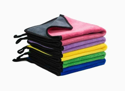 shinestars Microfiber Vehicle Washing  Duster(Pack Of 4, 600 GSM)