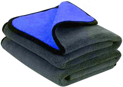 WINKCART Microfiber Vehicle Washing  Cloth(Pack Of 2, 800 GSM)