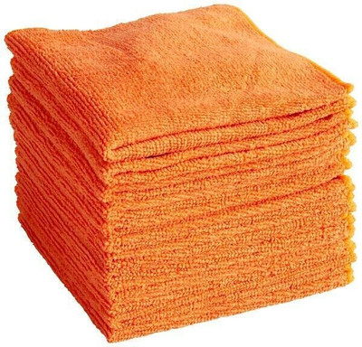 Sheen Microfiber Vehicle Washing  Cloth(Pack Of 10, 300 GSM)