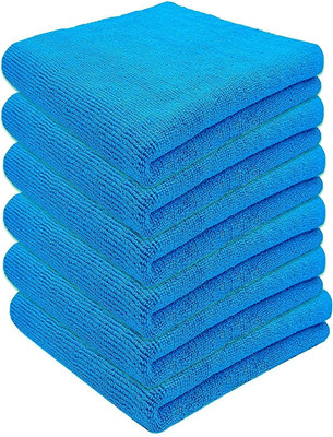 FIXSMITH Microfiber Vehicle Washing  Cloth(Pack Of 6, 350 GSM)