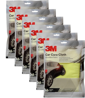 3M Microfiber Vehicle Washing  Cloth(Pack Of 6)