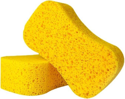 shopwle Polyurethane Vehicle Washing  Sponge(Pack Of 2)