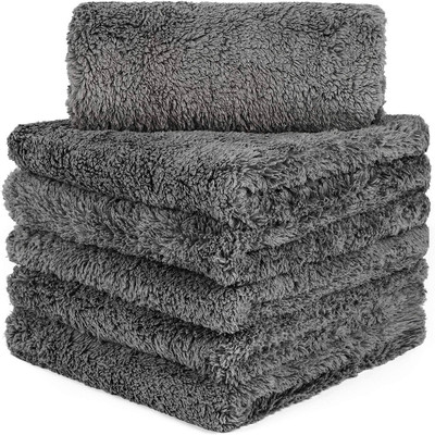 MOCKHE Microfiber Vehicle Washing  Cloth(Pack Of 5, 450 GSM)