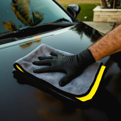AutoXPro Microfiber Vehicle Washing  Cloth(Pack Of 4, 500 GSM)