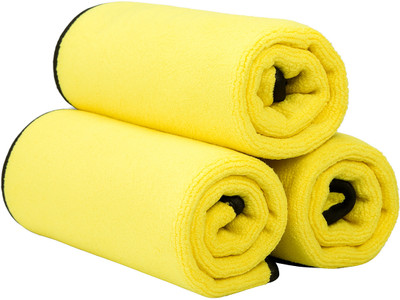 comfart Microfiber Vehicle Washing  Cloth(Pack Of 3, 500 GSM)