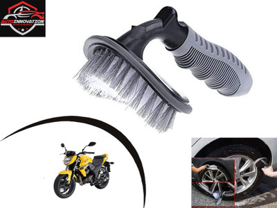 Autoinnovation Plastic Vehicle Washing  Tyre Cleaner Brush(Pack Of 1)