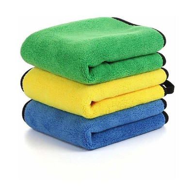 VRT Microfiber Vehicle Washing  Cloth(Pack Of 3, 600 GSM)