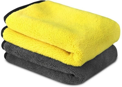 Armaan Pack of 5 Lint Free Dual Sided Vehicle, Glass & floor Cleaning Cloth NCC2.812 Wet and Dry Microfiber Cleaning Cloth(5 Units)