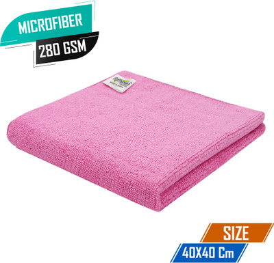 SOFTSPUN Microfiber Vehicle Washing  Cloth(Pack Of 1, 280 GSM)