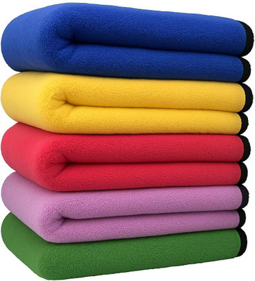 High Life Microfiber Vehicle Washing  Cloth(Pack Of 5, 500 GSM)