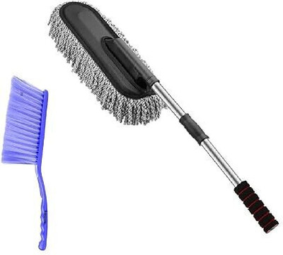 Clivemont Microfiber, Plastic Vehicle Washing  Duster(Pack Of 2)