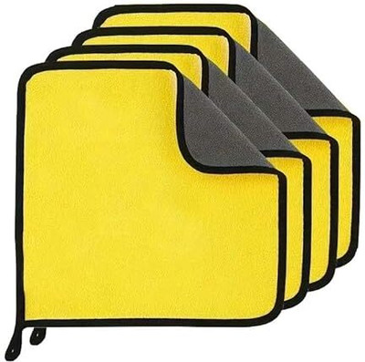 mahadevfebric Microfiber Vehicle Washing  Cloth(Pack Of 4, 800 GSM)