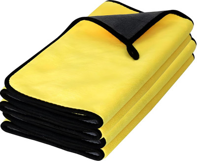 Prime Creation Microfiber Vehicle Washing  Cloth(Pack Of 4, 800 GSM)